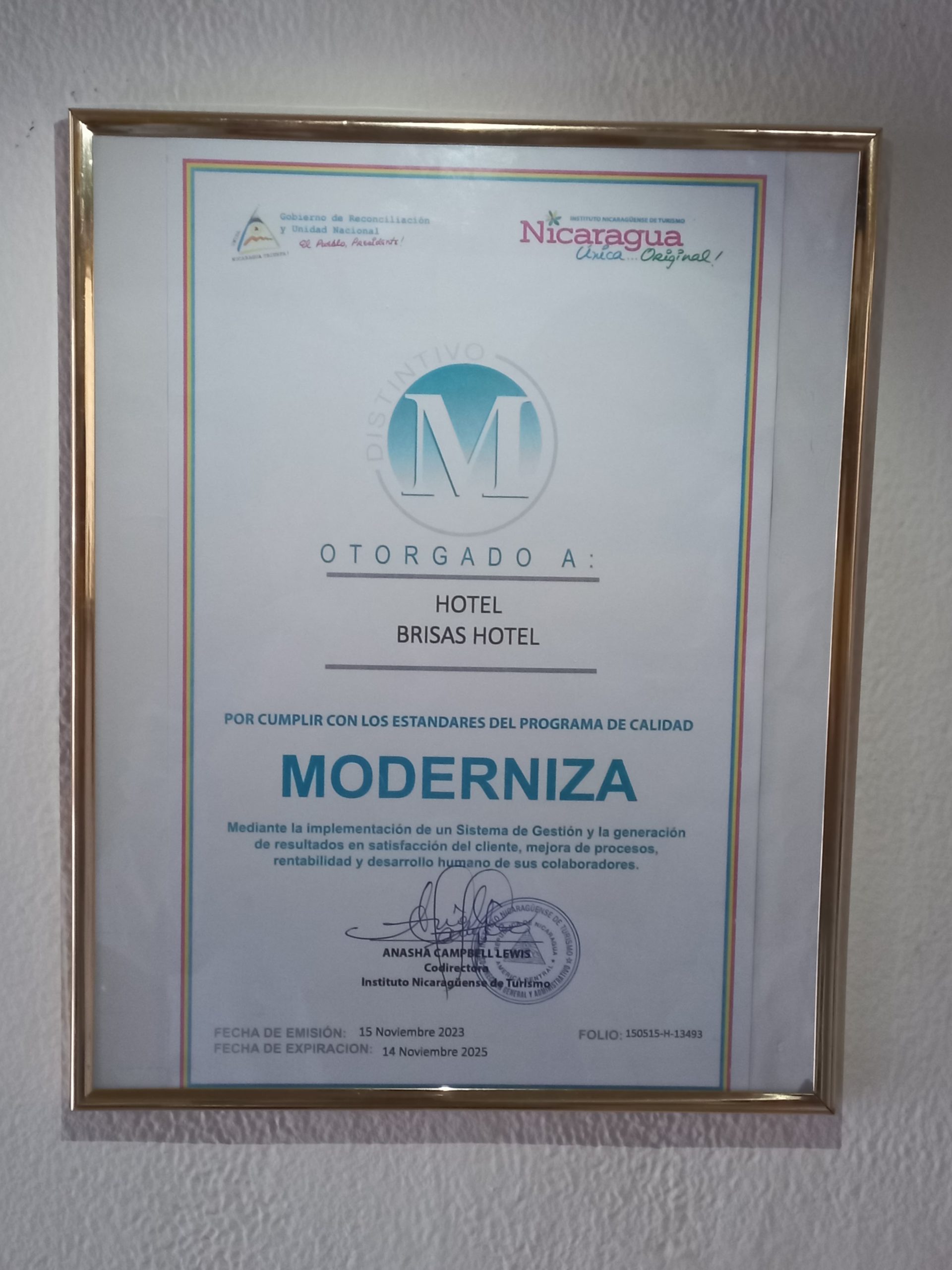 Certificacion de Calidad