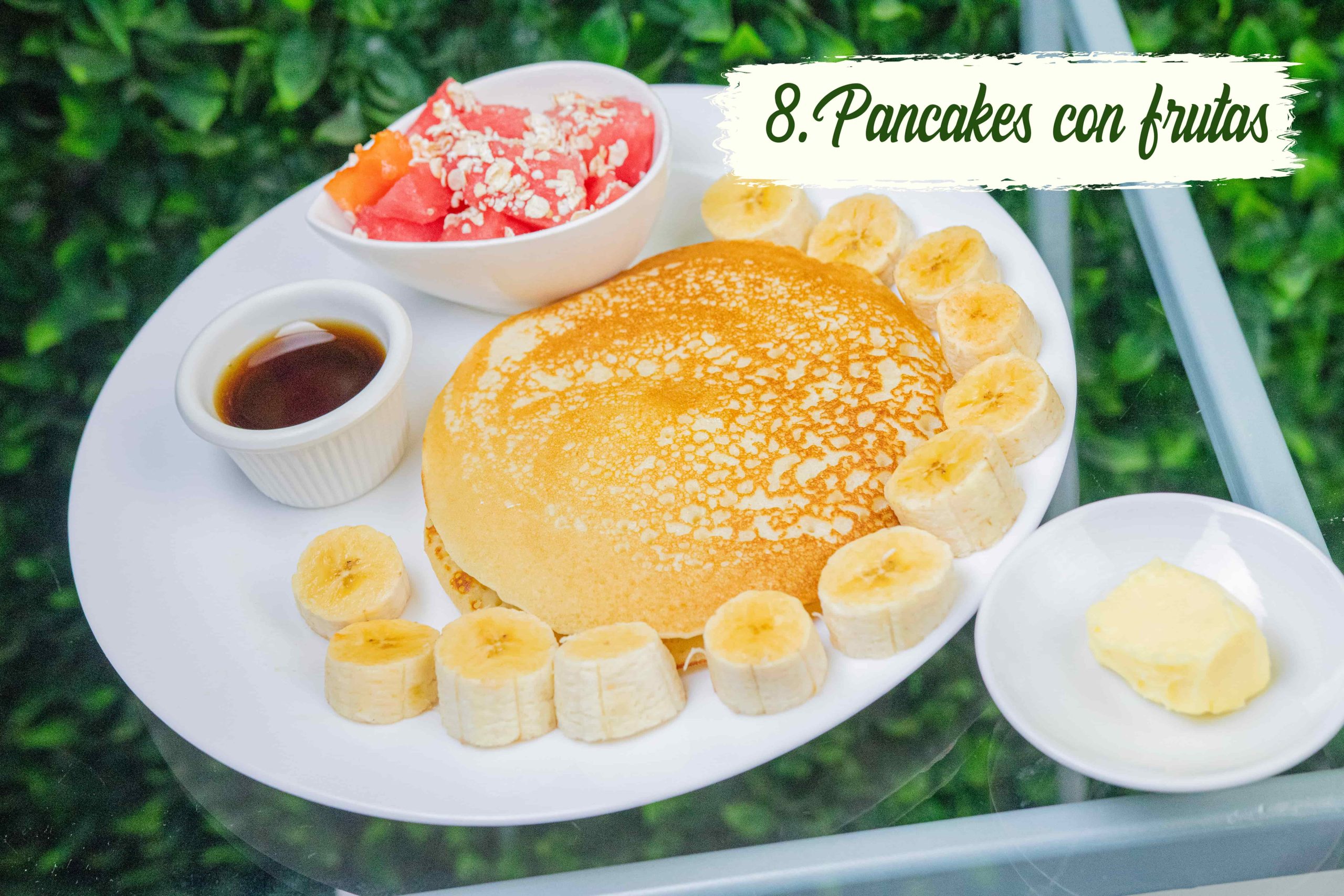 Pancakes con frutas